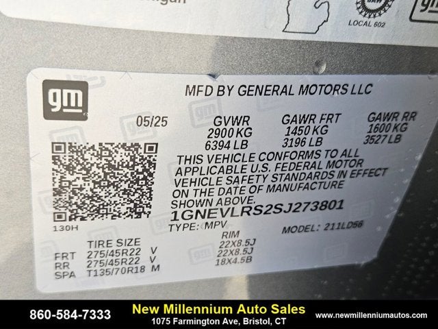 2025 Chevrolet Traverse AWD RS