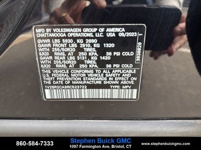 2024 Volkswagen Atlas 2.0T SEL