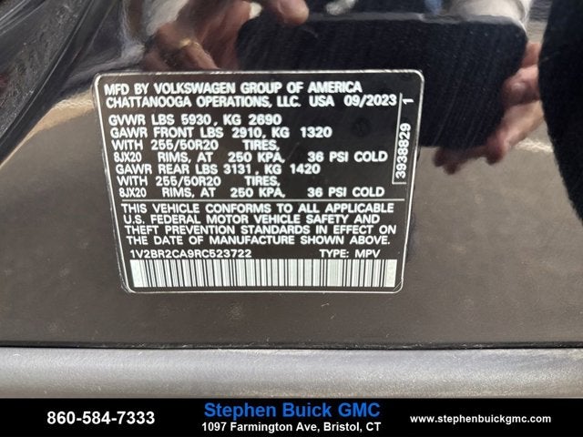 2024 Volkswagen Atlas 2.0T SEL