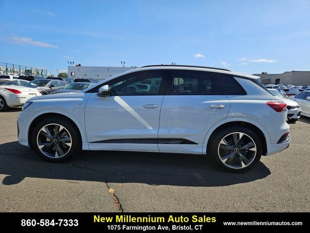 Used 2025 Audi Q4 e-tron Premium with VIN WA1KUBFZ2SP001170 for sale in Bristol, CT