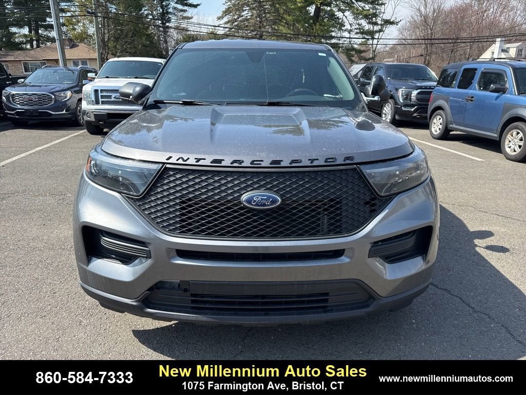 Used 2021 Ford Explorer Utility Police Interceptor with VIN 1FM5K8AC4MNA17430 for sale in Bristol, CT
