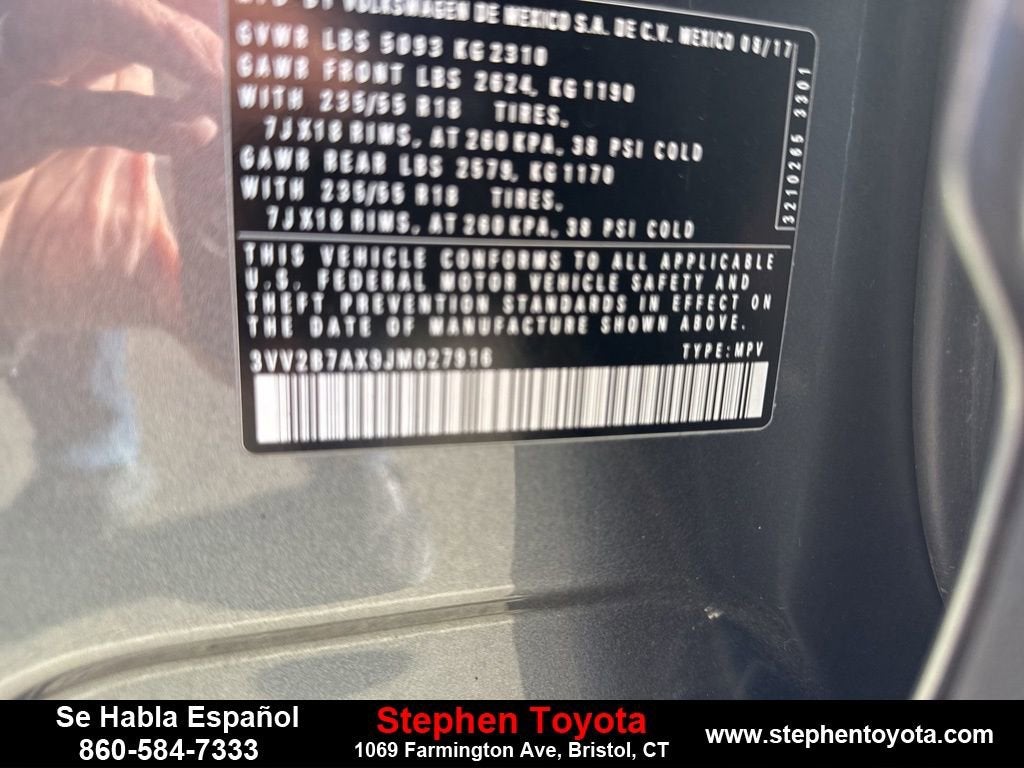 2018 Volkswagen Tiguan SEL