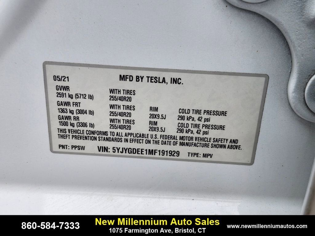 2021 Tesla Model Y Long Range