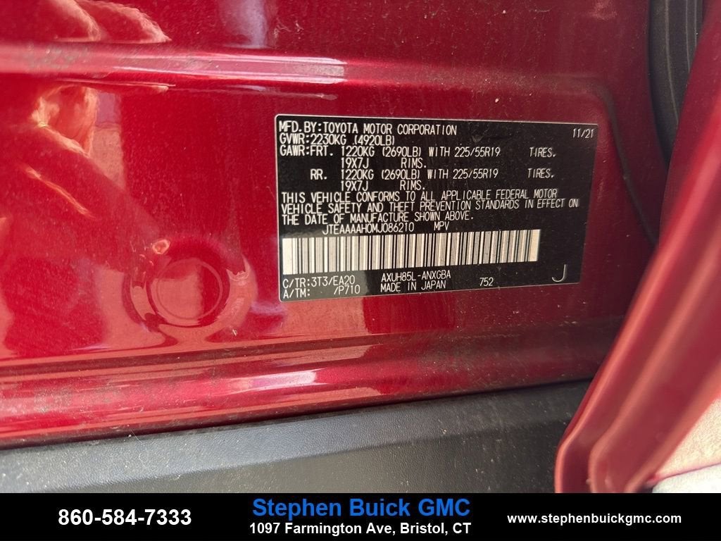 2021 Toyota Venza XLE