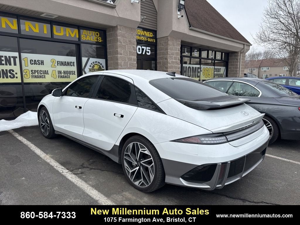 Used 2023 Hyundai IONIQ 6 SEL with VIN KMHM34AC5PA019832 for sale in Bristol, CT