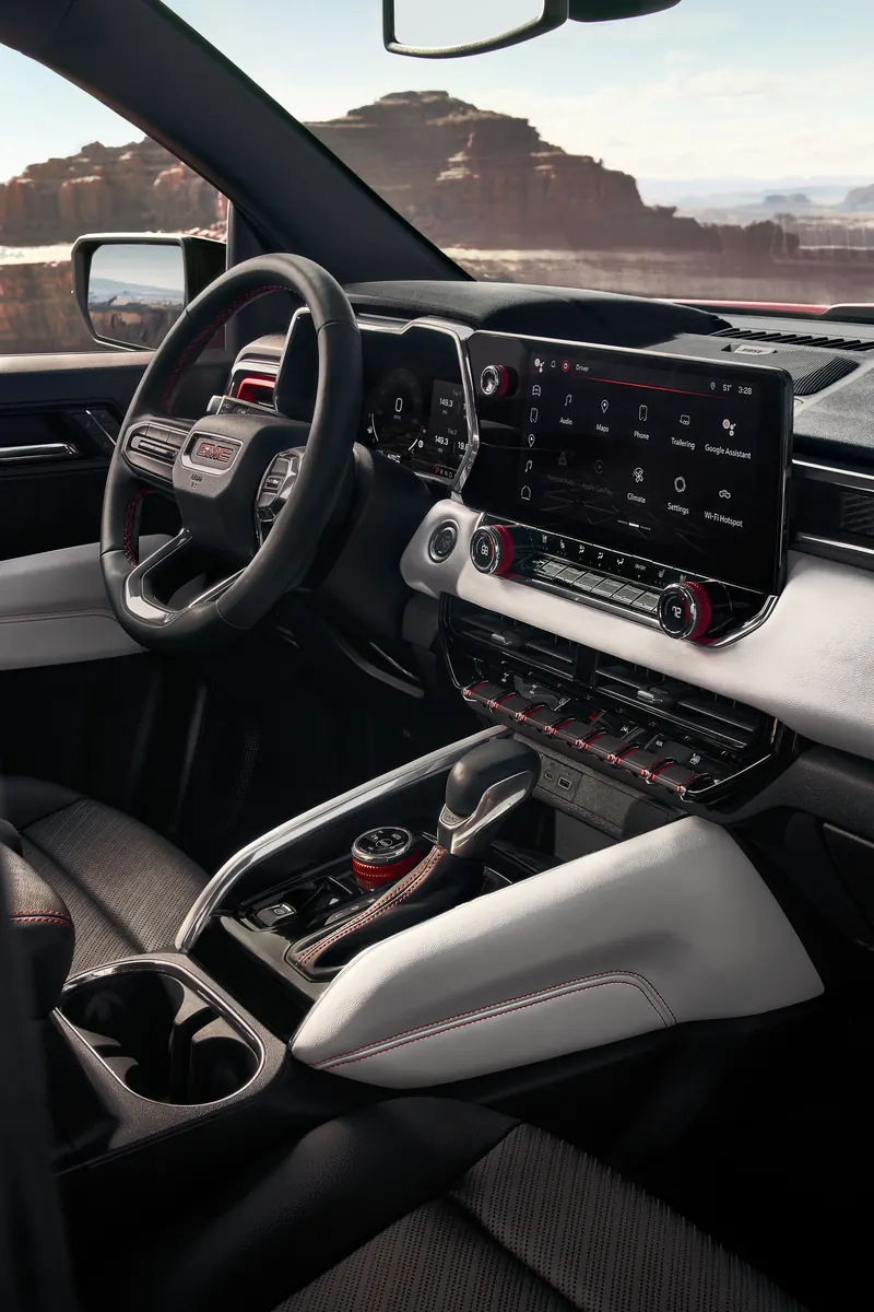 2026 GMC Canyon infotainment system at Stephen GMC in Bristol CT