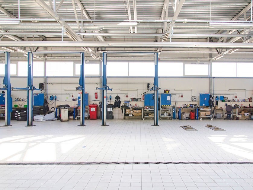 image of a repair shop