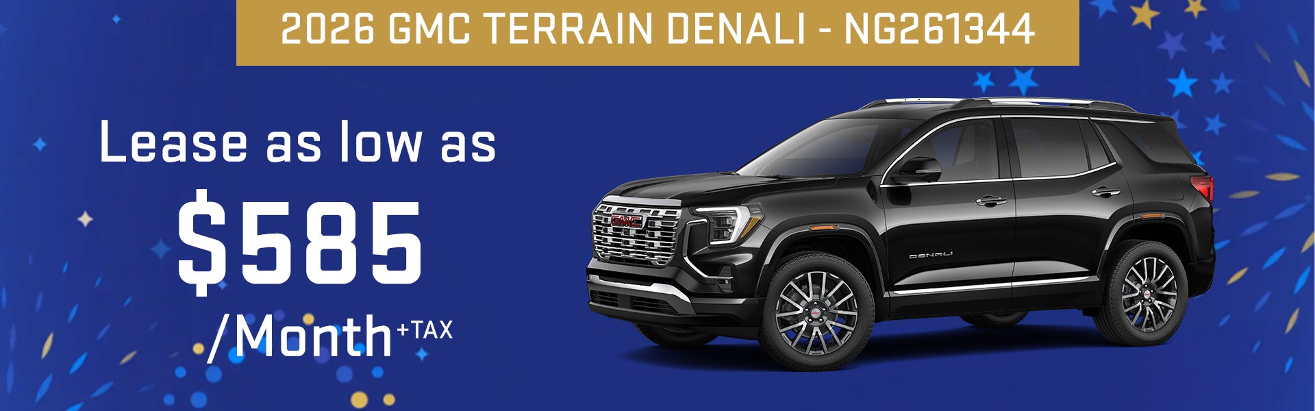 Lease 2026 GMC Terrain Denali